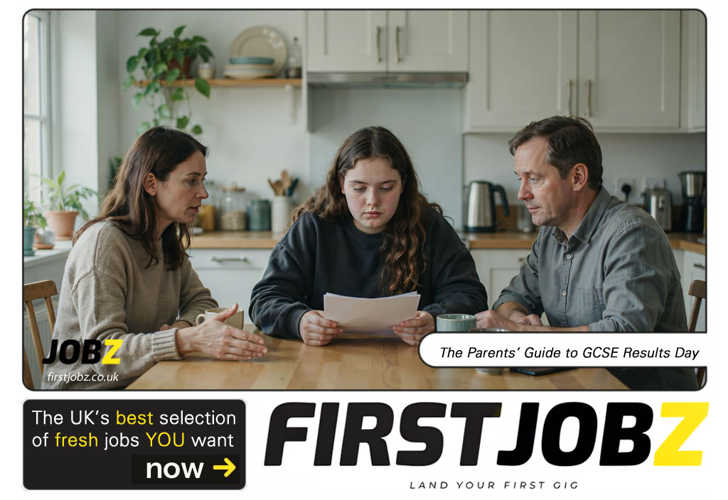 The parents' guide to GCSE results day: what to say and when - FIRSTJOBZ guide